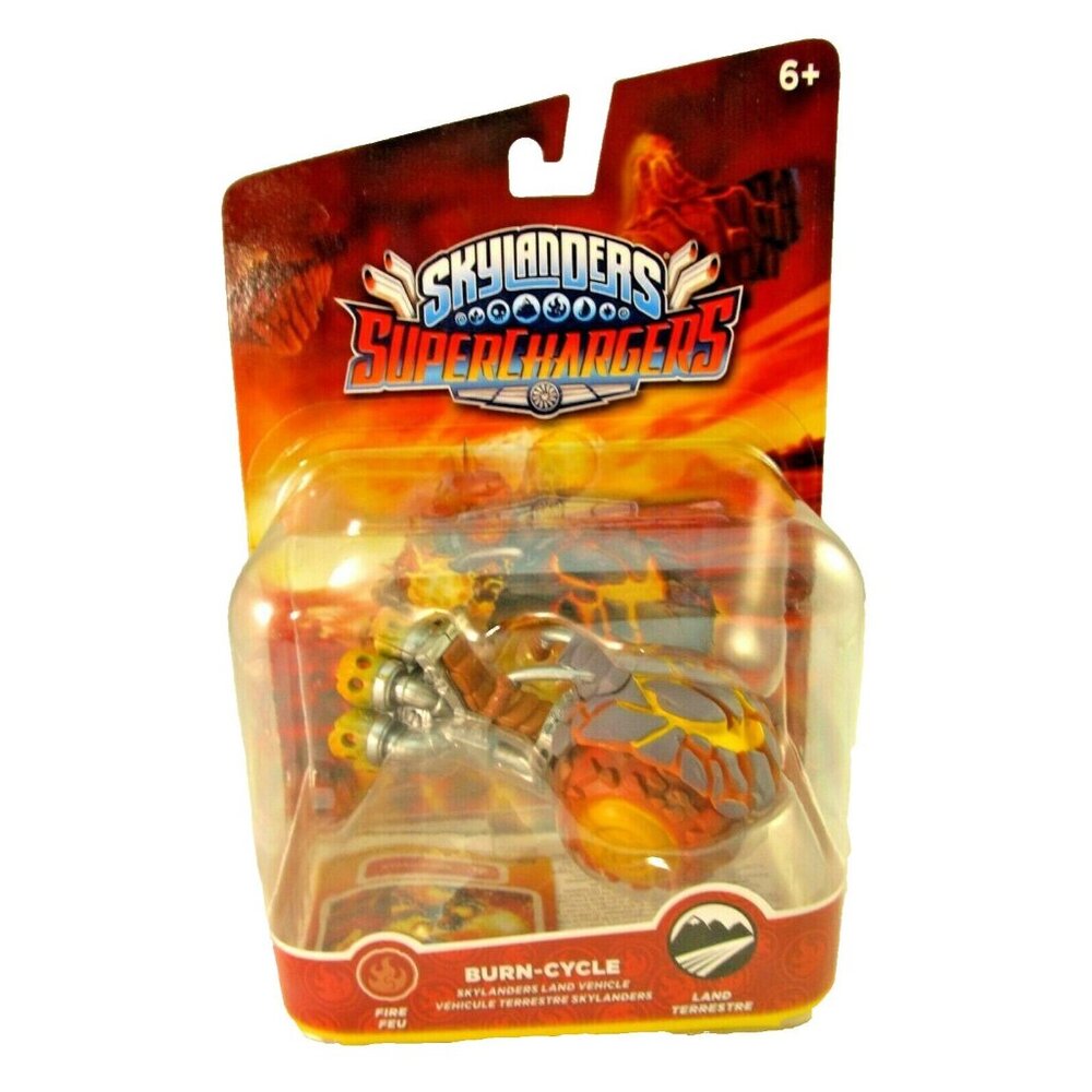 Skylanders Superchargers Burn Cycle Fire Land Toys to Life New